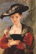 Peter Paul Rubens Portrait of Susanna Fourment ('Le Chapeau de Paille') (mk27) France oil painting reproduction
